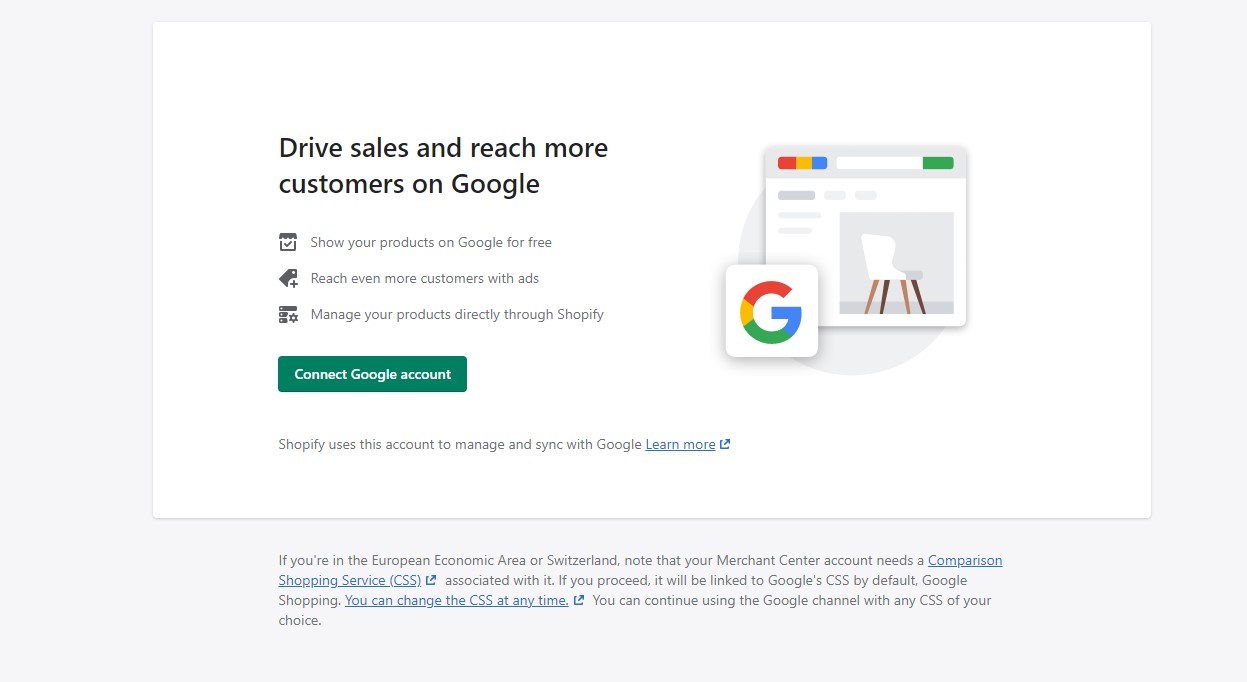 Google & - Drive sales with the Google & app on Shopify
