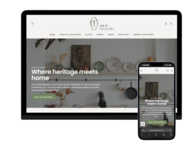 Casa de Folklore: Shopify Store Redesign & Email Marketing Automation