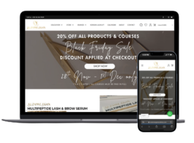 Suzanne Egan Academy: Shopify Store Redesign & Email Marketing Automation