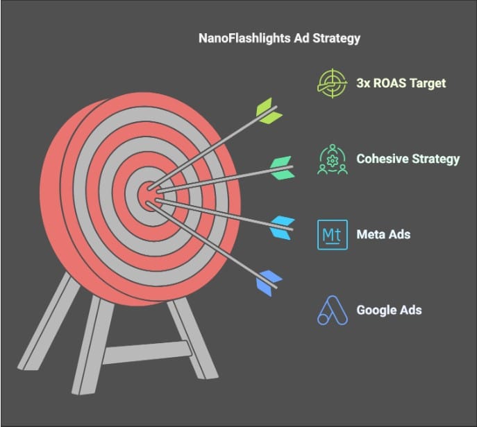 NanoFlashlights' Ad Strategy