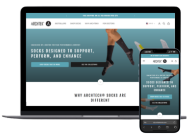 Archteksocks.com: Redesign, Automation & SEO for Better Engagement