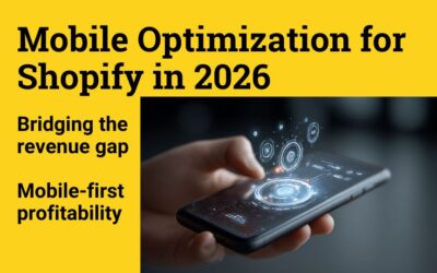 Mobile Optimization for Shopify in 2026: Closing the “Revenue Gap”