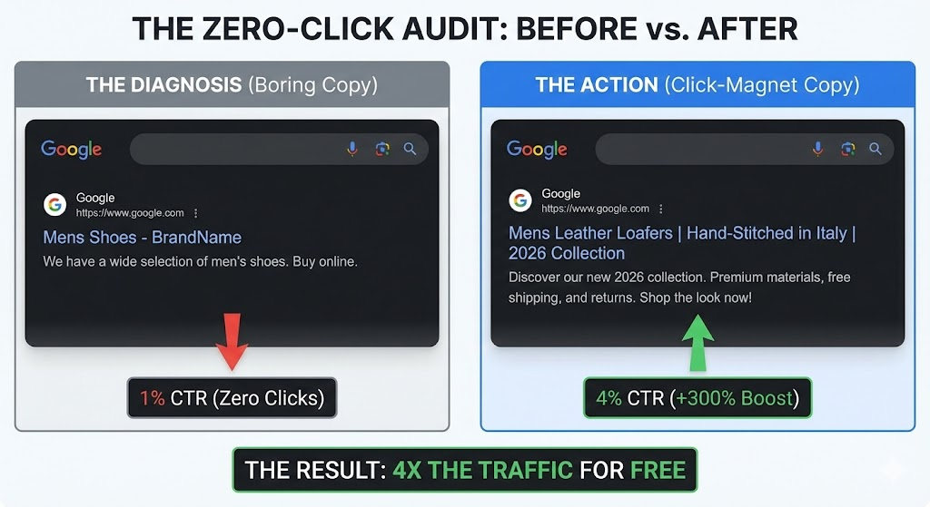 The Zero click audit: Before and After