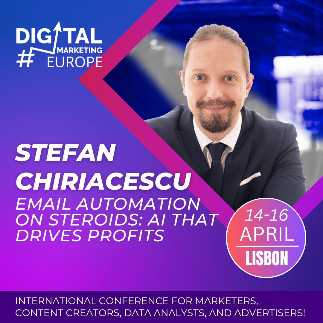 stefan chiriacescu - speaker - digital marketing europe 2026 lisbon