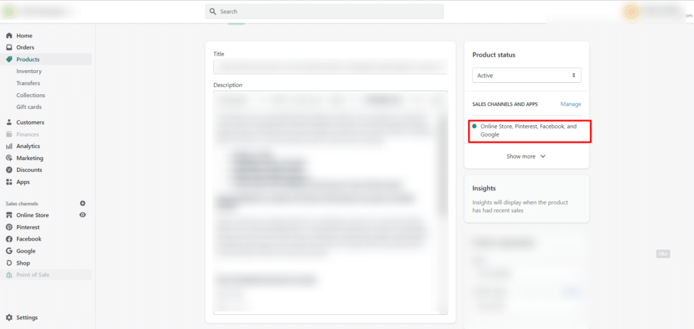 Shopify & Pinterest integration