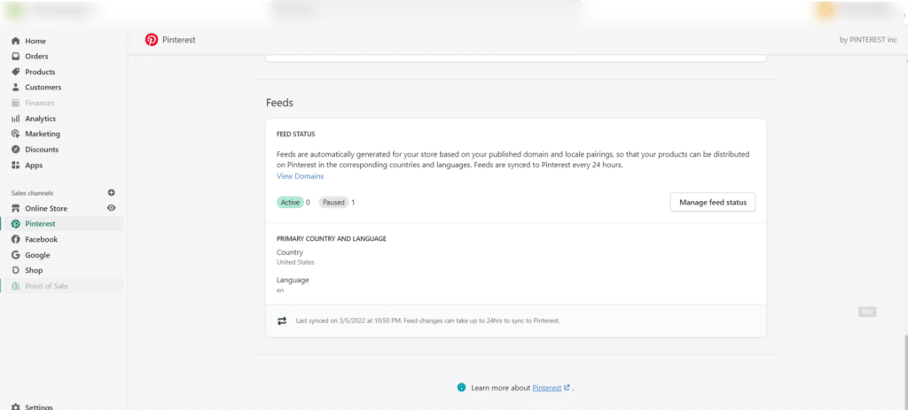 How to integrate Pinterest with Shopify