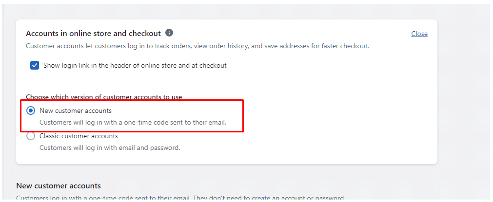 Self Service Returns option in Shopify