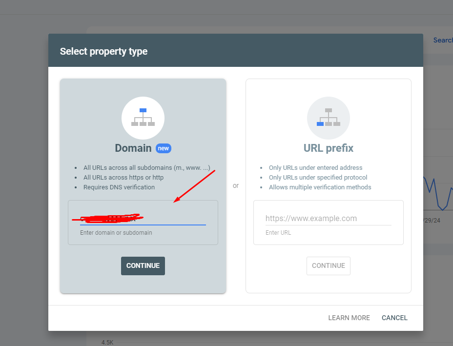 Setting up GSC in Shopify