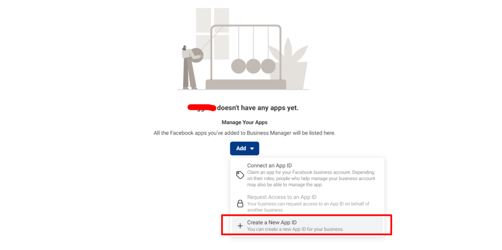 Create a New App ID Settings