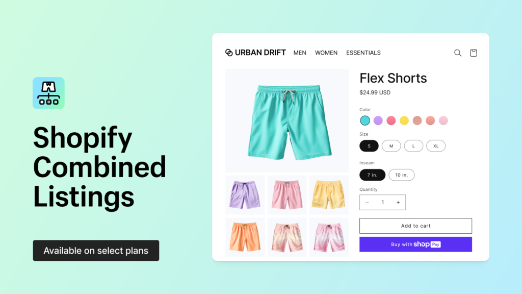 Shopify combined listings example image