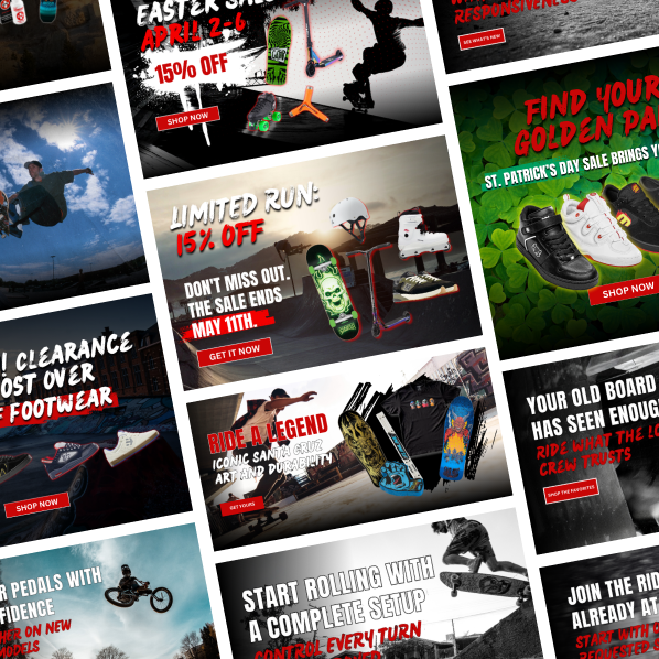 Skates USA - Case Study - Ads