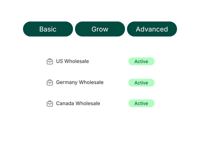 B2B catalogs - now accessible across Basic, Grow, and Advanced plan