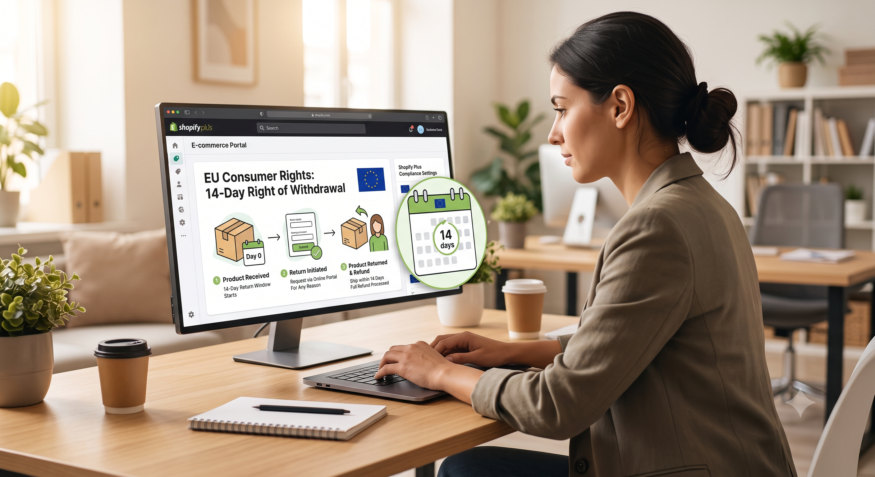 Localizing the 14-Day Right of Withdrawal on Shopify Plus