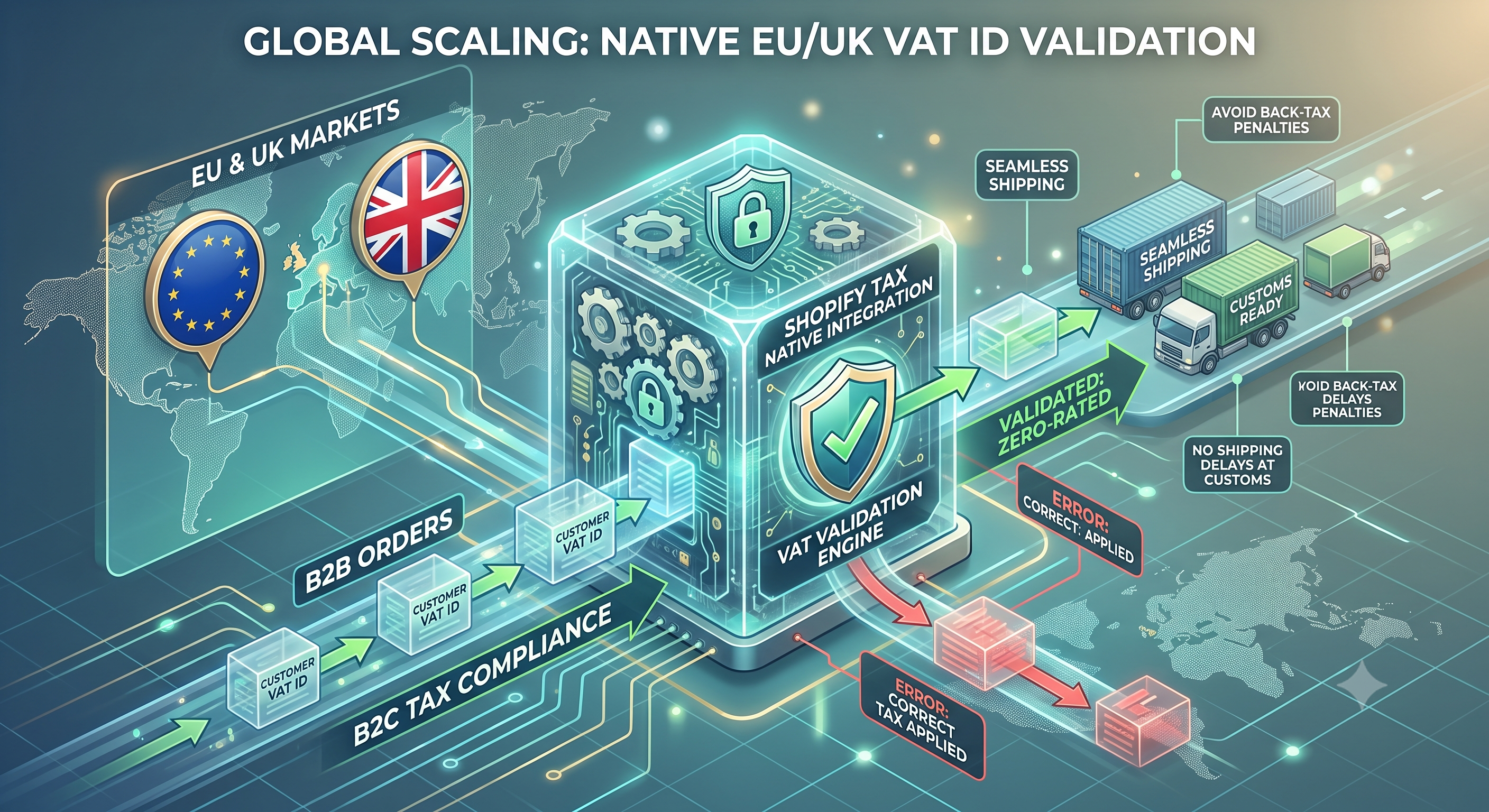 Global Scaling: Natively Integrating EU/UK VAT ID Validation