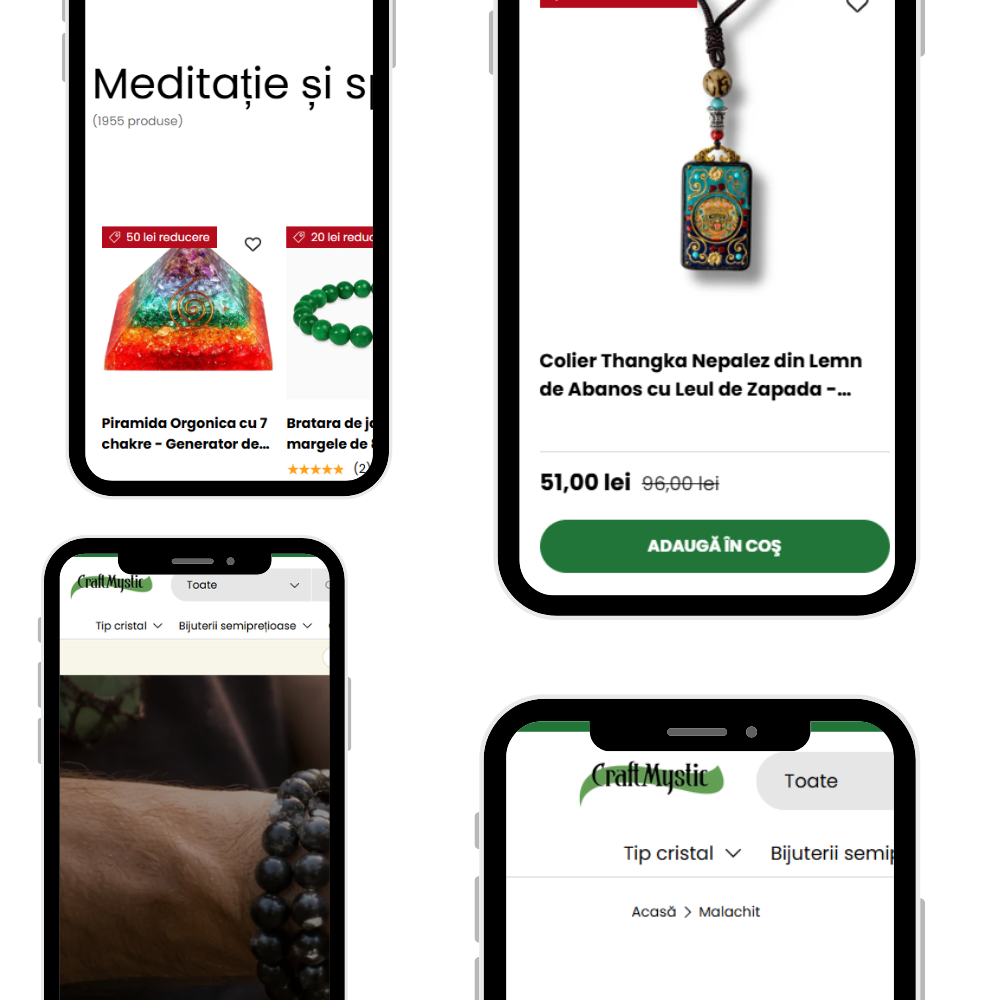 CraftMystic - esperienza mobile