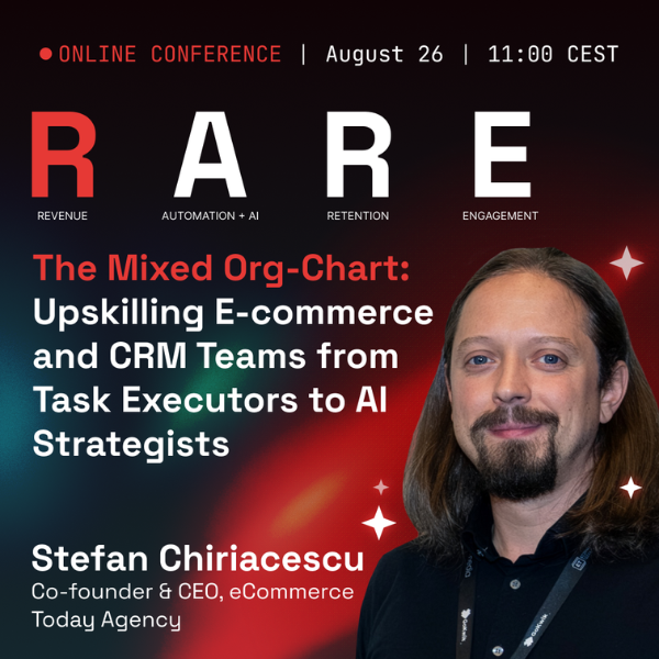 Rare Conference 2026 Chiriacescu Stefan Ecommerce Today CEO Speaker