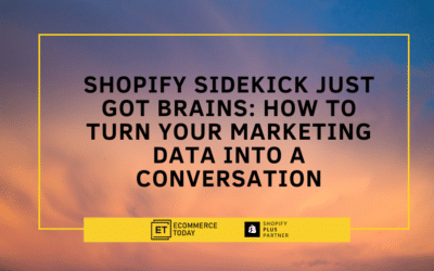 Shopify Sidekick Just Got Brains: How to Turn Your Marketing Data Into a Conversation